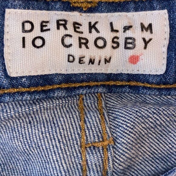 Derek Lam 10 Crosby GIA Flare Jeans Frayed Hem Women’s Sz 27 - Picture 4 of 6